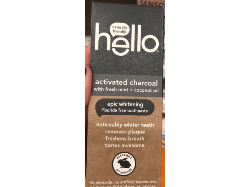Hello Epic Whitening Toothpaste, Activated Charcoal, 82 mL