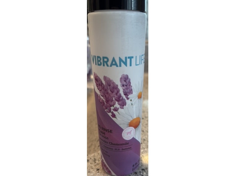 Vibrant Life No Rinse Foam, Lavender Chamomile, 8 fl oz/237 mL