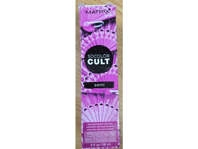 Matrix SoColor Cult Semi-Permanent Hair Color, Flamingo Fuchsia, 4 fl oz/118 mL