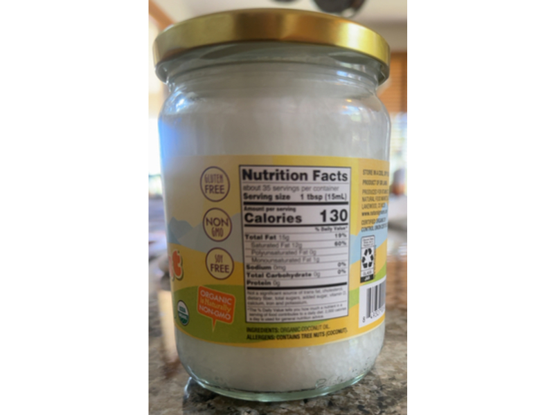 Natural Grocers Organic Coconut Oil, 17.5 fl oz/518 mL