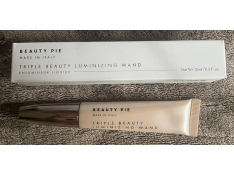 Beauty Pie Triple Beauty Luminizing Highlighter Wand, Champagne, 0.5 fl oz/15 mL