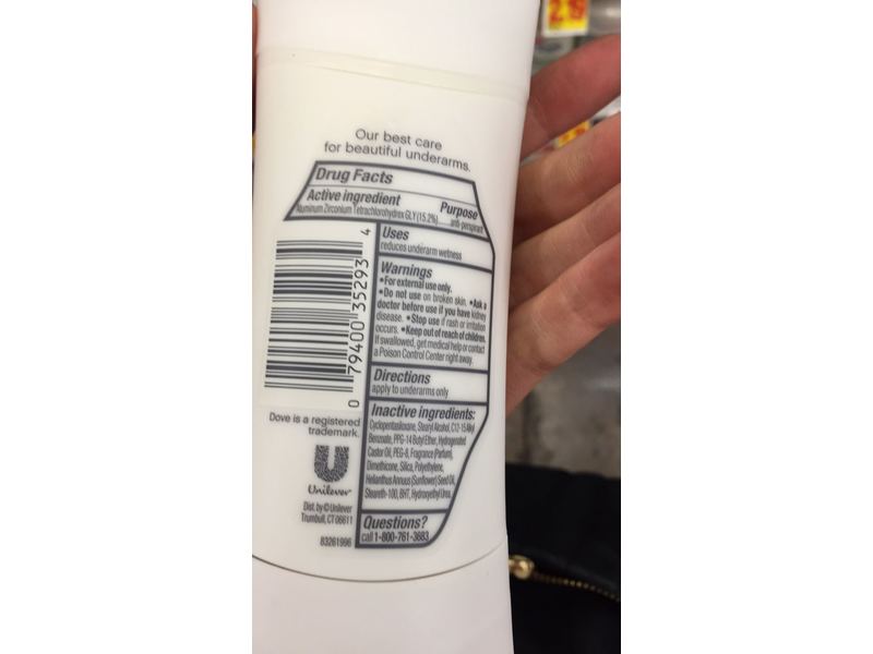 Dove Advanced Care Beauty Finish Anti-Perspirant Deodorant 2.6 oz