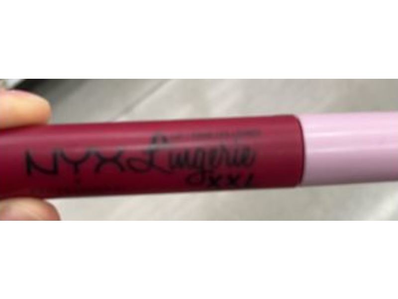NYX Makeup Lip Lingerie XXL Matte Liquid Lipstick, 22 sizzlin, 4 mL