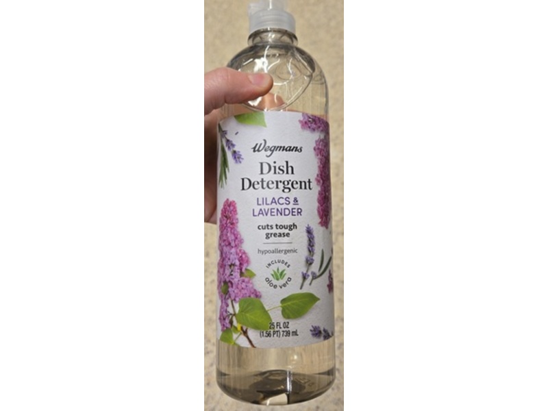 Wegmans Dish Detergent, Lilacs & Lavender, 25 fl oz/739 mL