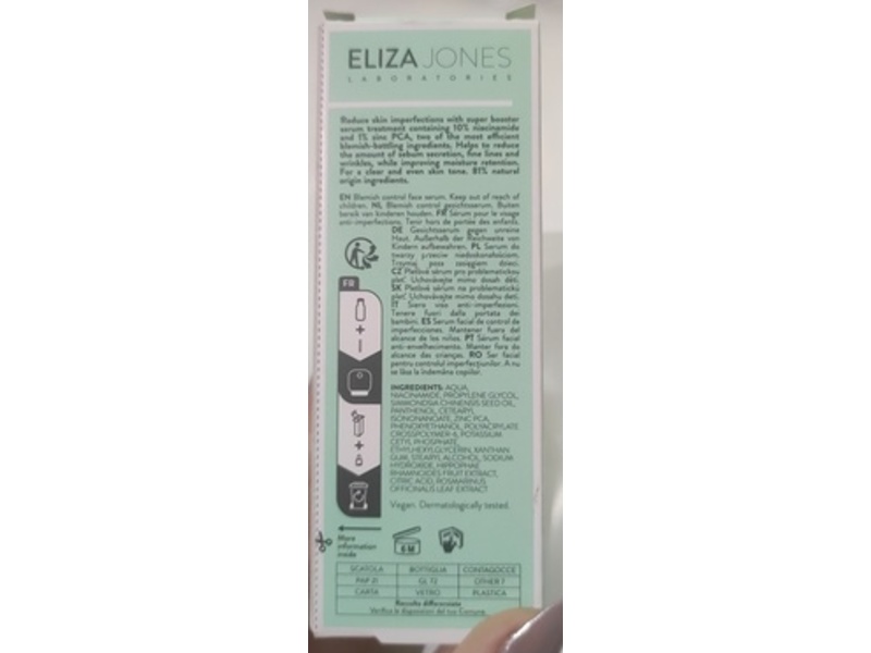 Eliza Jones Laboratories Super Booster Blemish Control, 10 mL