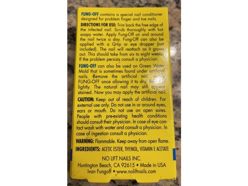 Fung Off Liquid Special Nail Conditioner, Maximum Strength, 0.5 fl oz/15 mL