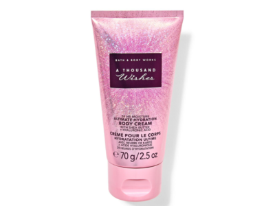 Bath and Body Works Ultimate Hydration Body Cream, A Thousand Wishes, 2.5 oz/70 g