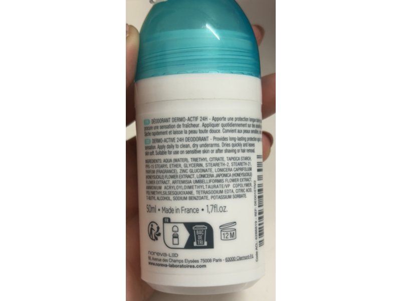 Noreva Deoliane Peaux Sensibles Dermo - Active Deodorant, 1.7 fl oz/50 mL