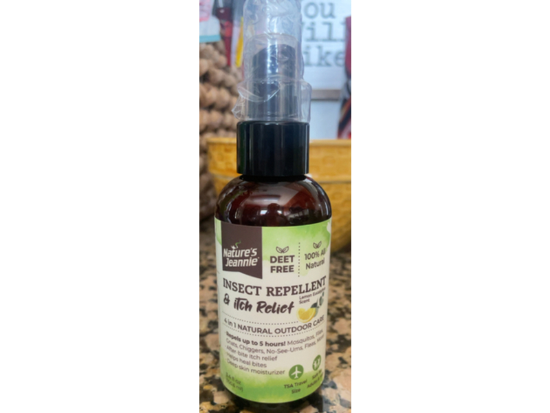 Nature's Jeannie Insect Repellant & Itch Relief, Lemon Eucalyptus Scent, 3.4 fl oz/100.6 mL
