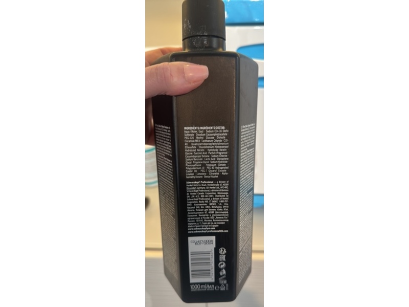 Schwarzkopf Fibre Clinix Tribond Shampoo, 33.8 fl oz/1 L