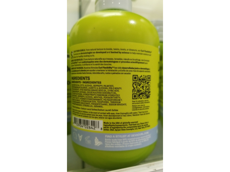 Devacurl No-Poo Original Zero Lather Cleanser, Moisture, 12 fl oz/355 mL