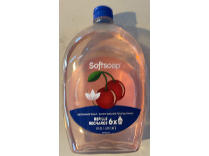 Softsoap Liquid Hand Soap, Cherry Blossom, 50 fl o z/1.47 L