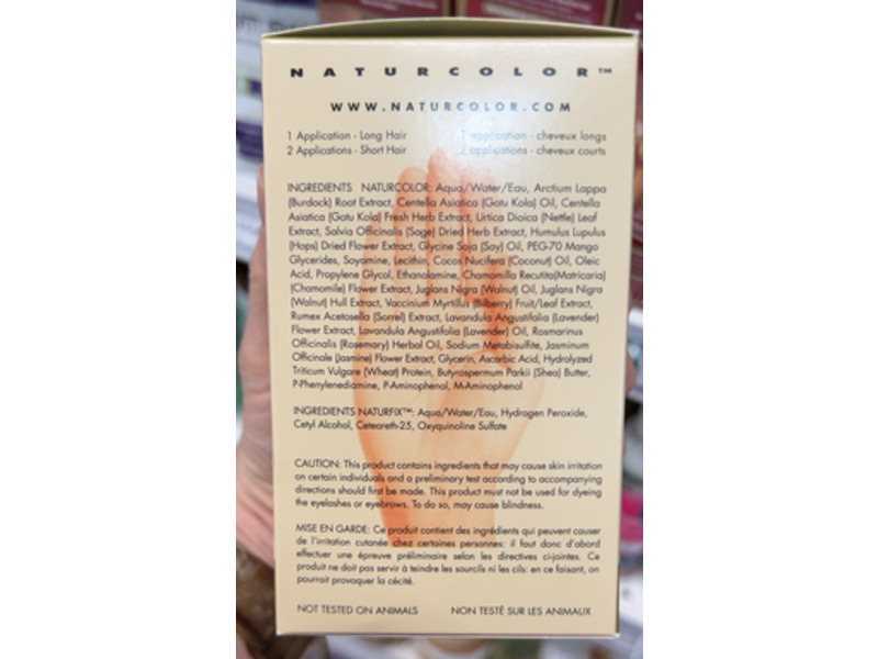 Naturcolor Permanent Herbal Based Hair Dye, Burdock, 4 fl oz/120 mL