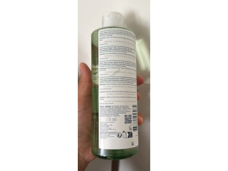 CeraVe Hydrating Micellar Water, Hyaluronic Acid, 13 fl oz/400 mL