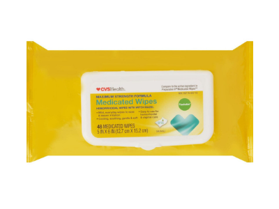 CVS Health Medicated Wipes, 48 Count