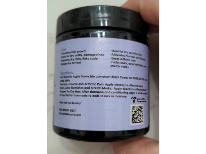 Sunny Isle Pure Butter Rosemary Jamaican Black Castor Oil, 4 fl oz/118 mL