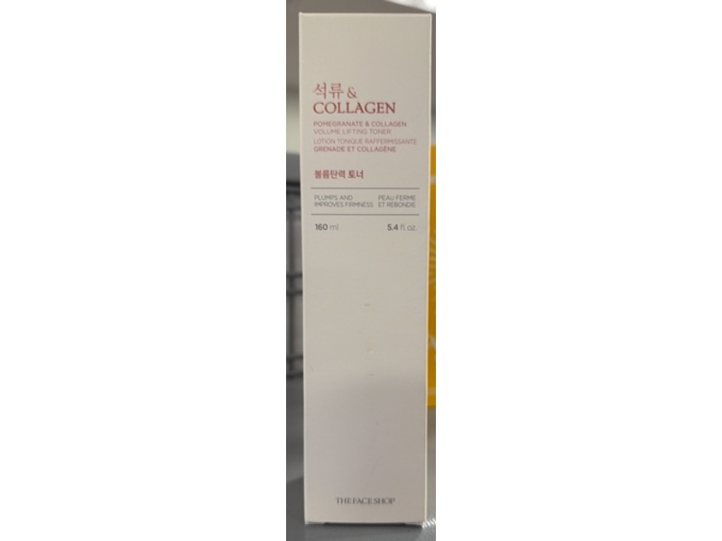 The Face Shop Volume Lifting Toner, Pomegranate & Collagen, 5.4 fl oz/160 mL