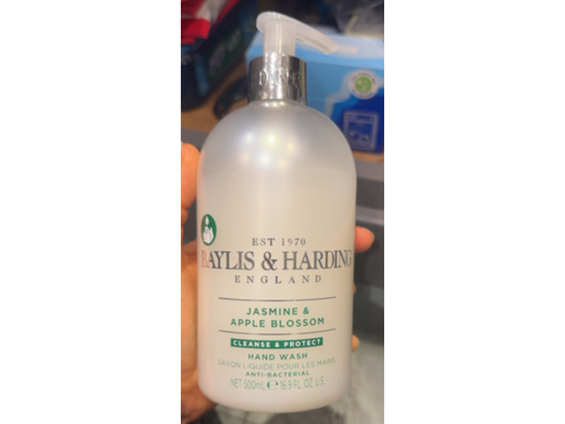 Baylis & Harding Antibacterial Hand Wash, Jasmine & Apple Blossom, 16.9 fl oz/500 mL
