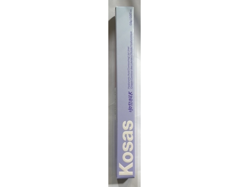 Kosas Hotliner Retractable Lip Liner Pencil, Cool Rosy Mauve, 0.017 fl oz/0.5 g