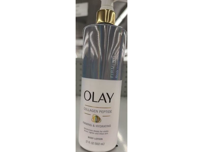 Olay Collagen Peptide B3 Body Lotion, Firming & Hydrating, 17 fl oz/502 mL
