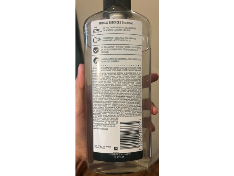 Herbal Essences Detox Shampoo, 600 mL