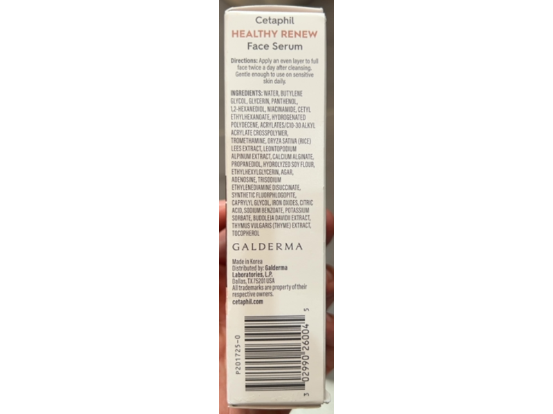 Cetaphil Healthy Renew Face Serum, 1 oz/28 g