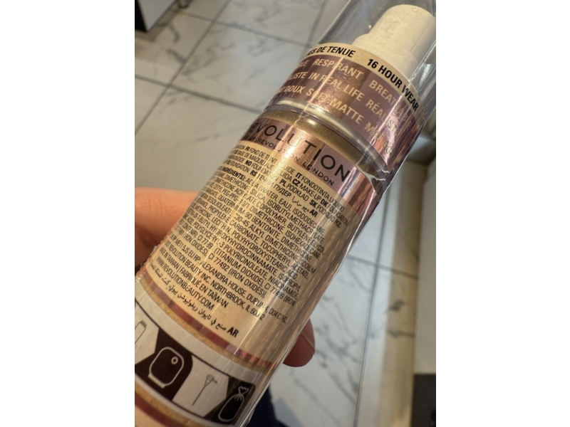 Revolution IRL Filter Longwear Foundation, F4, 0.7 fl oz/23 mL