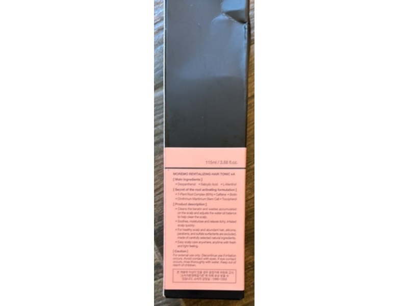 Moremo Revitalizing Hair Tonic, 3.88 fl oz/115 mL