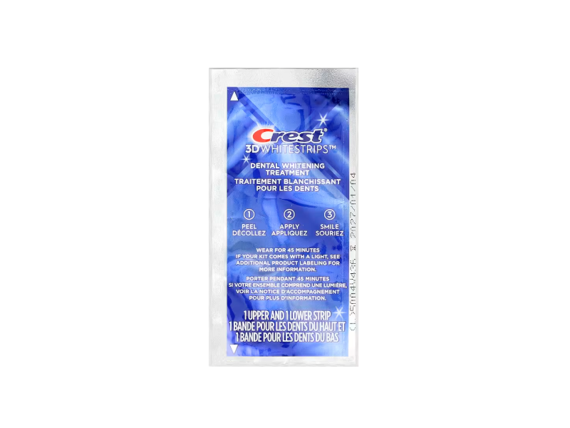 Crest 3D Whitestrips Dental Whitening Treatment, 2 Count