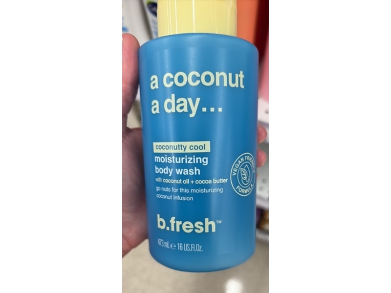 B.Fresh A Coconut A Day Moisturizing Body Wash, 16 fl oz/473 mL