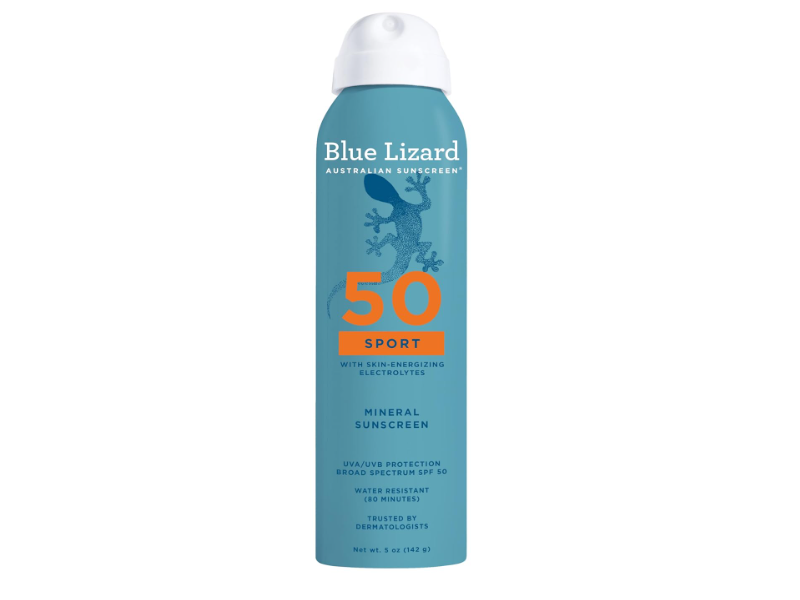 Blue Lizard Sport Australian Sunscreen Spray, SPF 50, Unscented 5 fl oz/ 148 mL