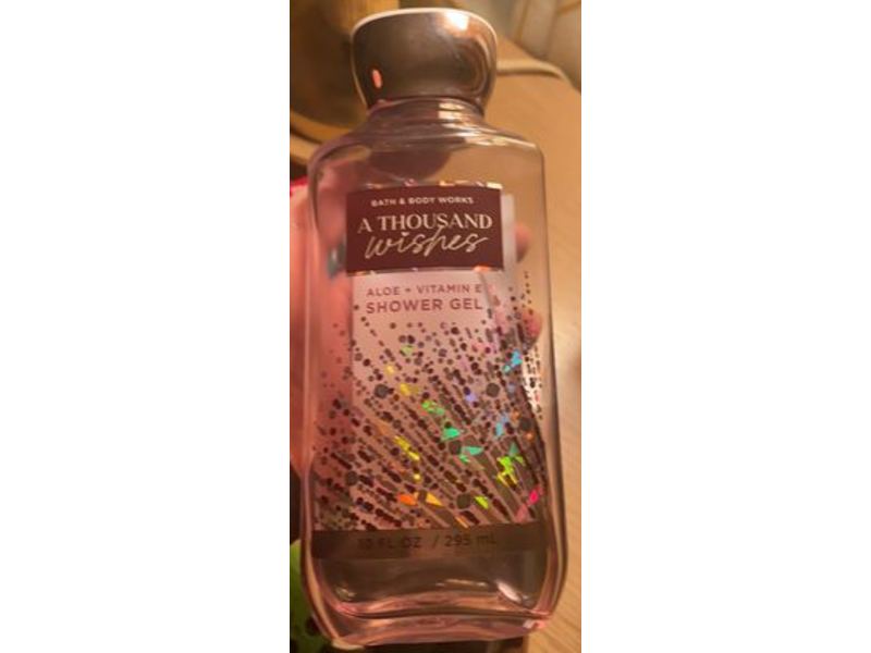 Bath & Body A Thousand Wishes Shower Gel, Aloe + Vitamin E, 10 fl oz/295 mL