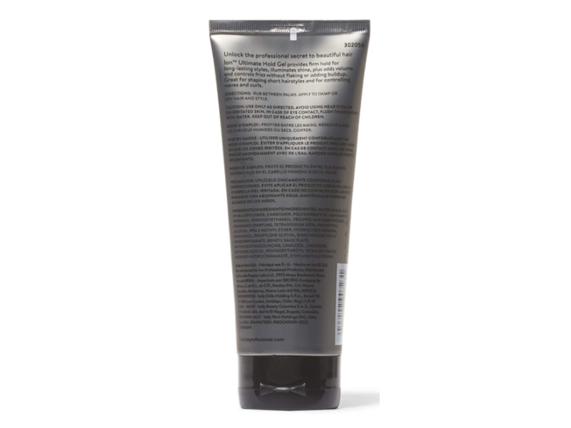 Ion Styling Solutions Ultimate Hold Gel, 7.5 oz/213 g