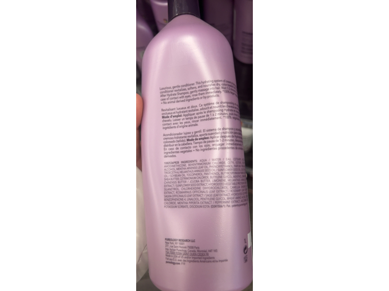 Pureology Hydrate Conditioner, 33.8 fl oz/1 L