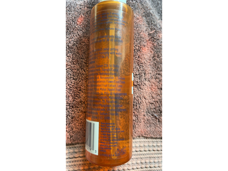 RoC Multi Correxion Revive + Glow Gel Facial Cleanser, Vitamin C, & Glycolic Acid, 6 fl oz/177 mL