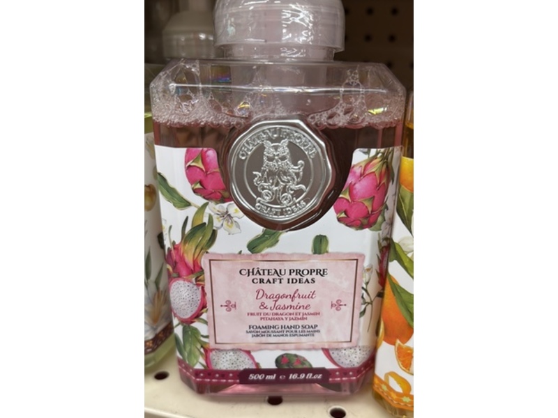Chateau Propre Creaft Ideas Foaming Hand Soap, Dragonfruit & Jasmine,16.9 fl oz/500 mL
