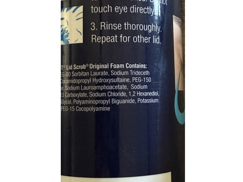 OcuSoft Lid Scrub Eyelid Cleanser, Original, 7.25 fl oz/215 mL