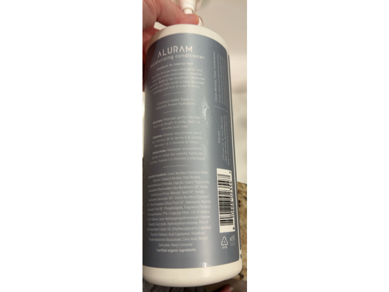 Aluram Moisturizing Conditioner, 33.8 fl oz/1000 mL