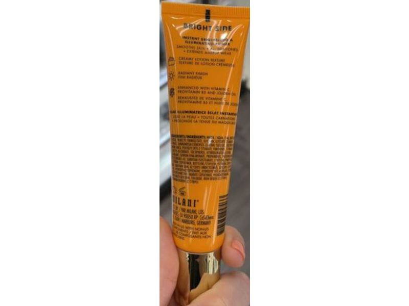 Milani Bright Side Illuminating Primer, Vitamin C + Provitamine B5, 1 fl oz/30 mL