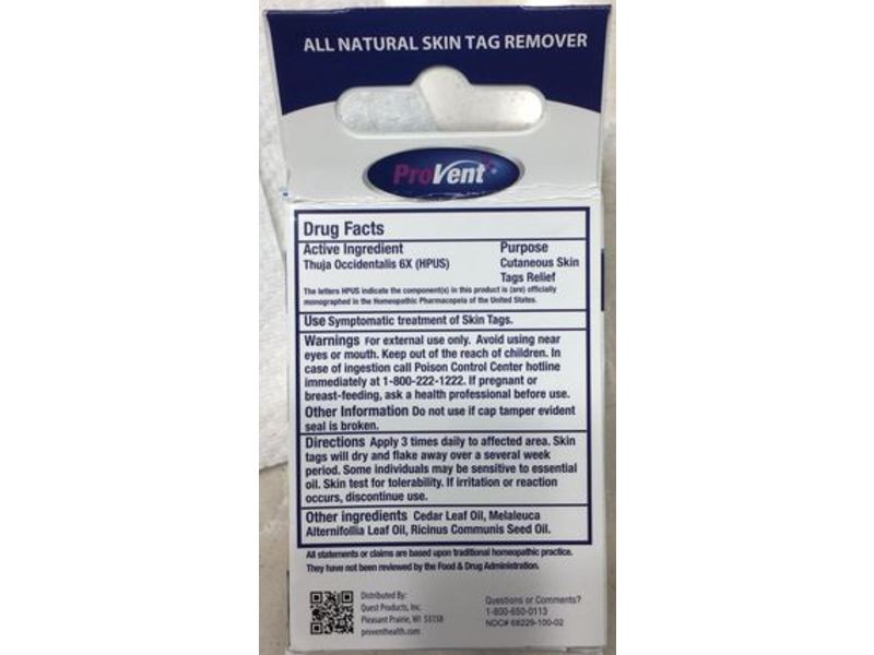 Provent Skin Tag Remover, 0.34 fl oz/10 mL