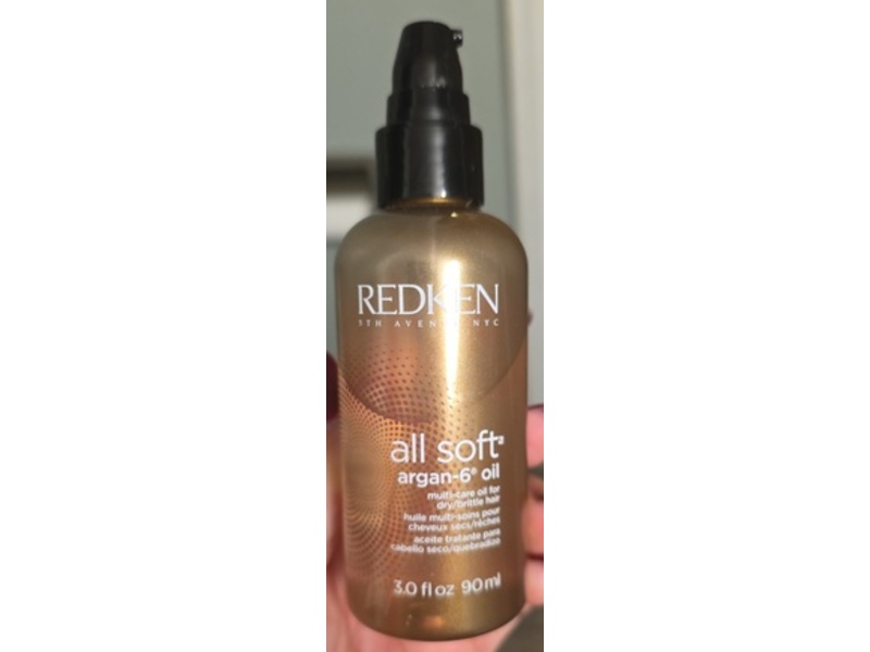 Redken All Soft Argan-6 Oil, 3 fl oz/90 mL