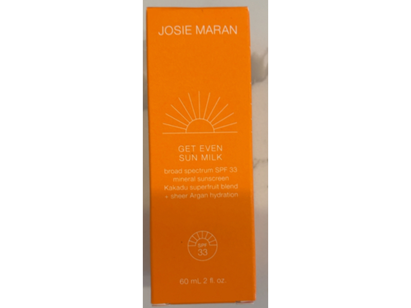 Josie Maran Get Even Sun Milk, SPF 33 , 2 fl oz/60 mL