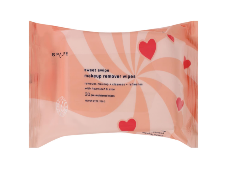 Spalife Sweet Swipe Makeup Remover Wipes, 6.7 oz/190 g, 30 Count