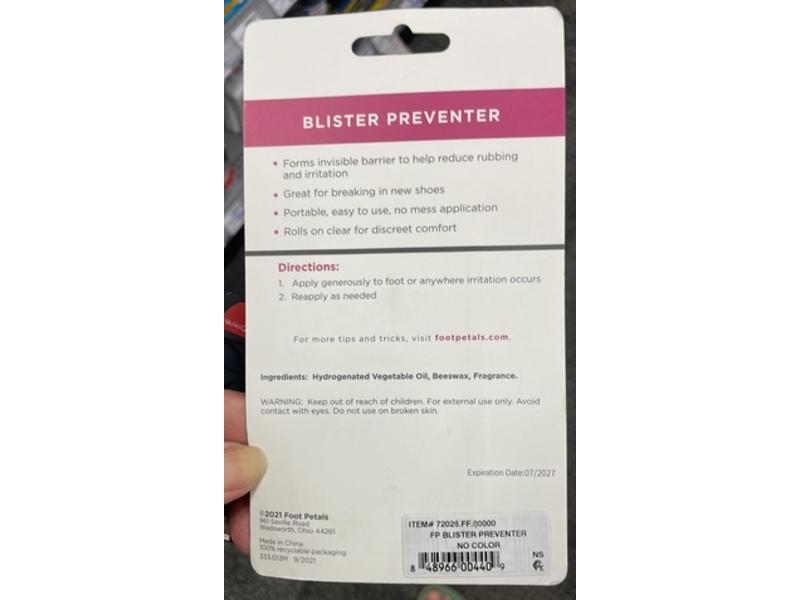 Foot Petals Blister Preventer