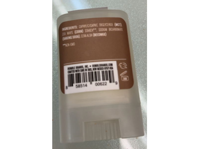 Humble Aluminum Free Deodorant, Simply Unscented, 0.5 oz/14 g