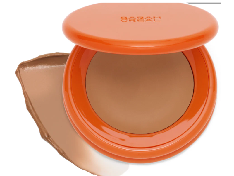 Sarah Creal Just Like Paradise 12H Peptide Sculpting Cream Bronzer, 1.5 Is A Light Reddish Bronze, 0.14 oz/4.2 g