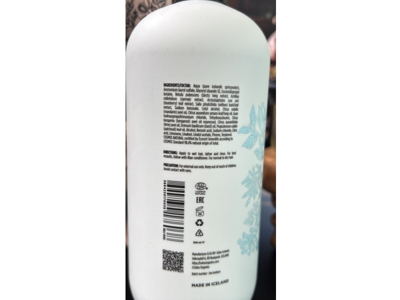 Soley Blear Shampoo, 500 mL
