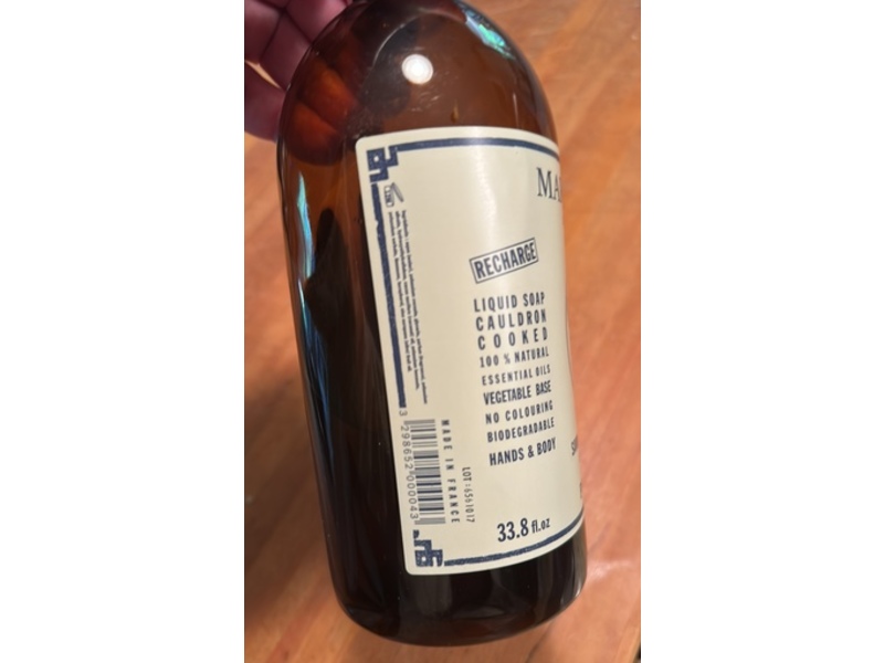 Marius Fabre Marseille Liquid Soap, Pine Parasol, 33.8 fl oz, 1L