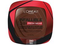 L'Oreal Paris Makeup Infallible Fresh Wear Foundation In A Powder, 390 Ebony, 0.31 oz/9 g - Image 2