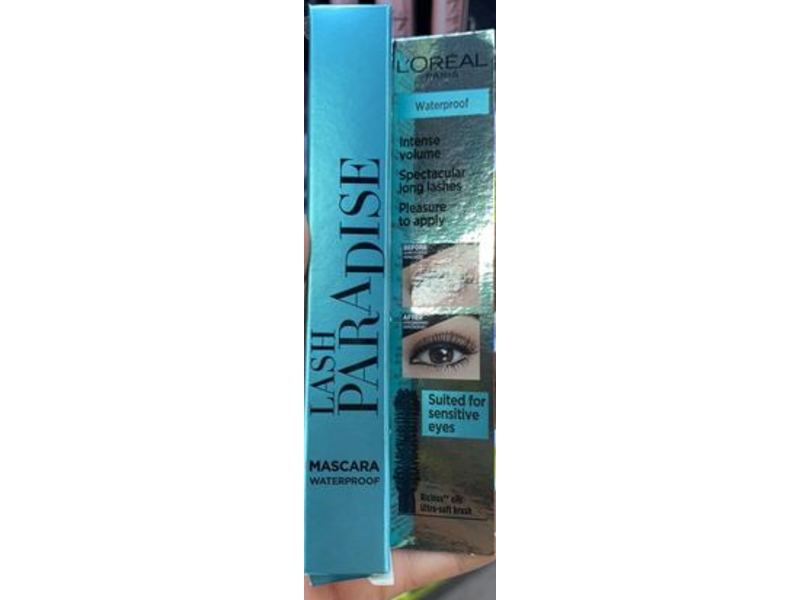 L'Oreal Paris Lash Paradise Waterproof Mascara, Black, 6.4 mL